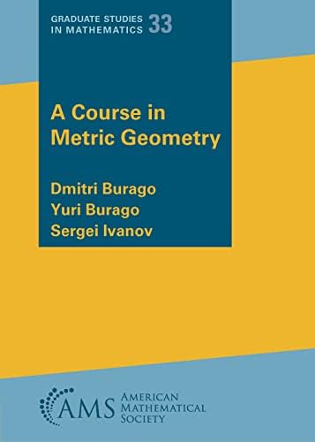 Amazon.com: A Course in Metric Geometry: 9780821821299: Burago